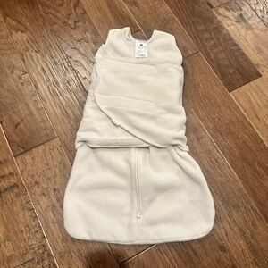 Halo Cream Fleece SleepSack Swaddle